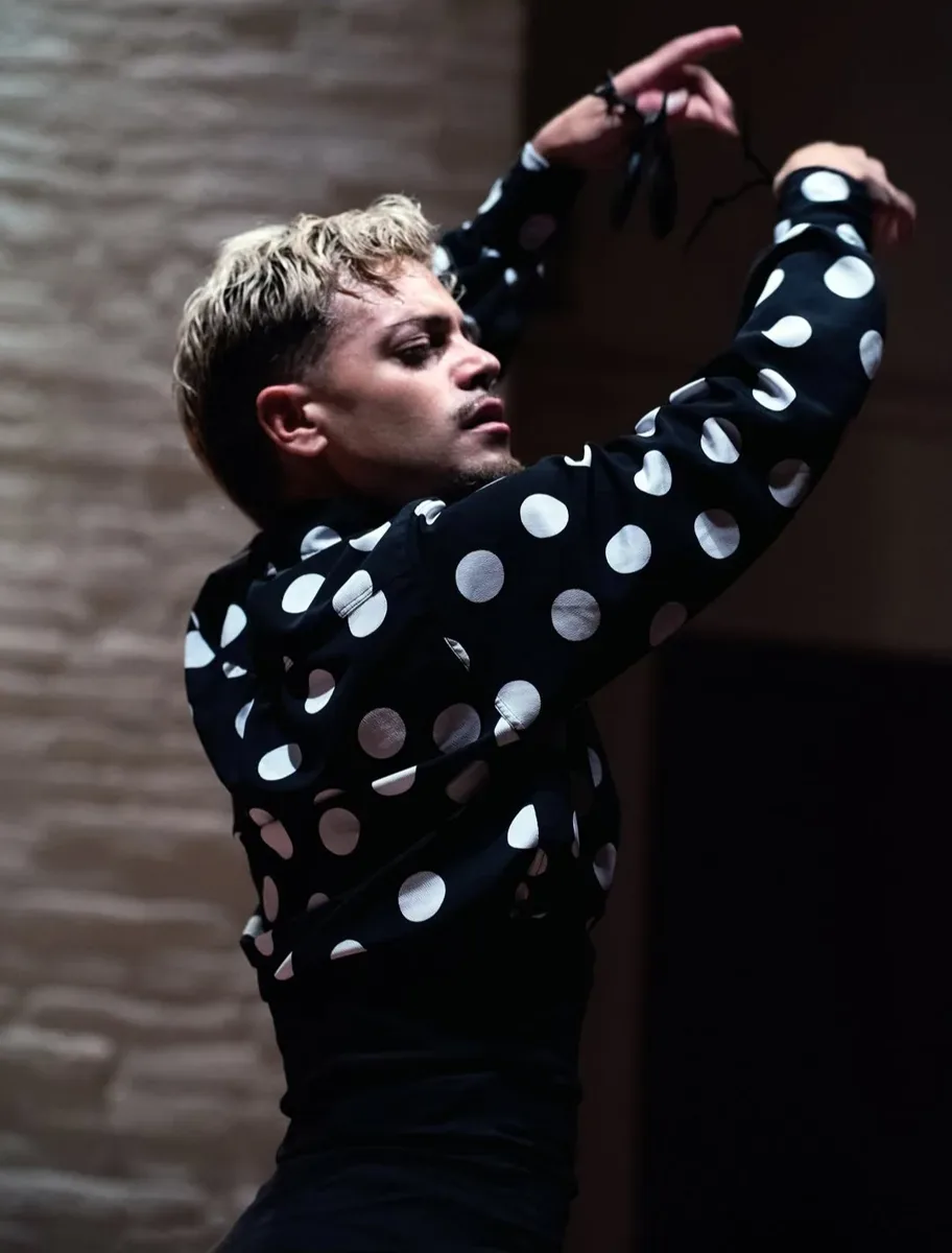 Rubén Heras bailando flamenco
